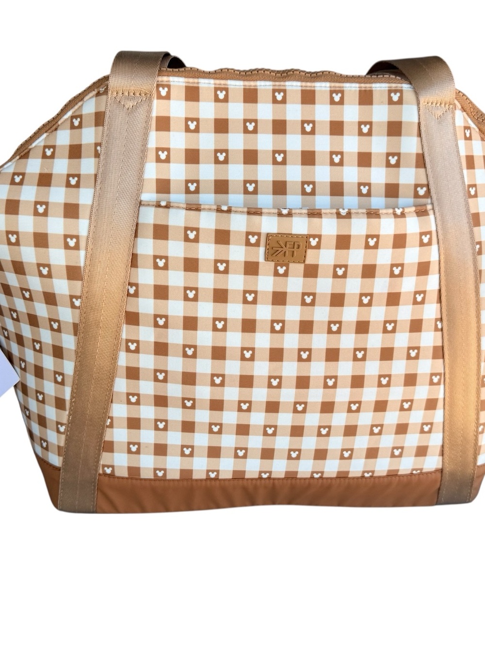 Freshly Picked Disney Baby Seoul tote diaper bag with strap and diaper pad